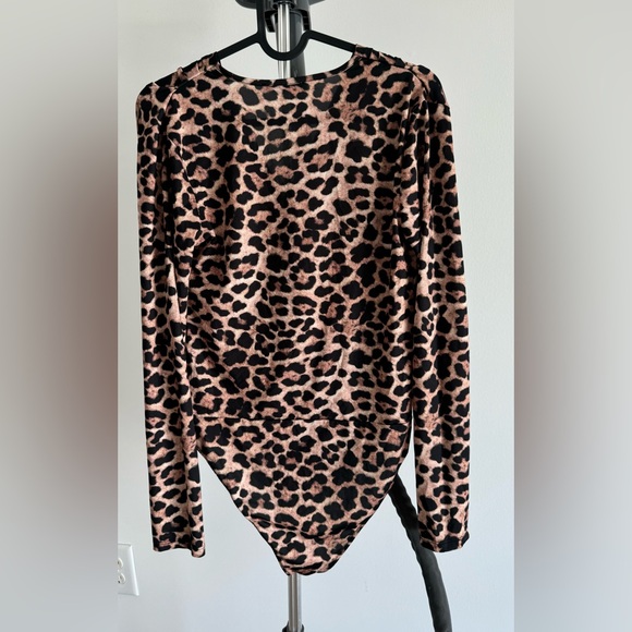 Zara limited edition animal print bodysuit top - Picture 3 of 8